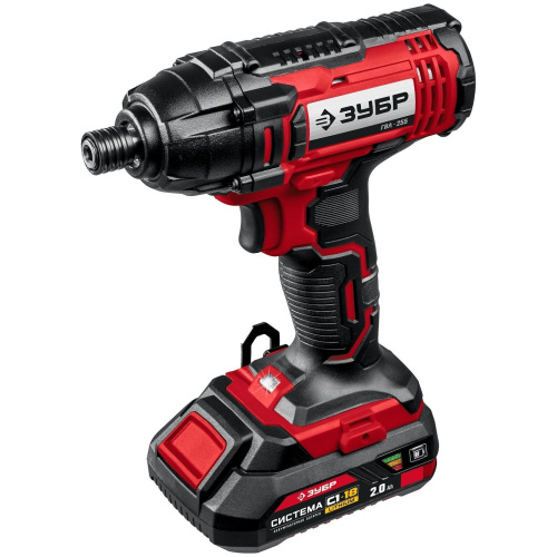 Винтоверт аккумуляторный ЗУБР ГВЛ-255-22 в кейсе, ударный с акк и ЗУ