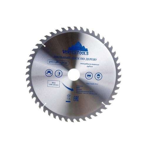 Пильный диск по дереву Vertextools 400-48-50 400х48тх50-32
