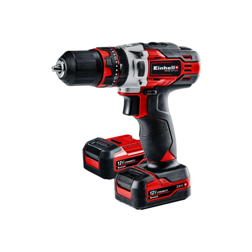 Ударная дрель-шуруповерт EINHELL TE-CD 12/1 Li-i (4513890) с двумя АКБ 2Ач
