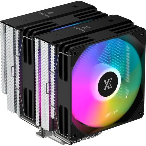 Кулер XASTRA AX620 Basic ARGB LGA1851/1700/1200/115X/AM5/AM4 (Dual Tower, TDP 265W, 6 тепл.трубок 6мм, 2xPWM 120mm ARGB, медное основание)