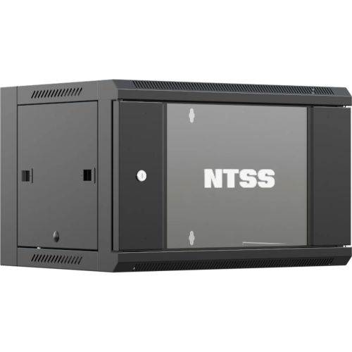 Шкаф коммутационный NTSS NTSS-W12U6045GS (NTSS-W12U6045GS-BL) настенный 12U 570x450мм черный