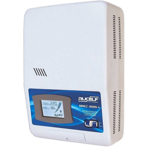 Стабилизатор напряжения Rucelf SRW.II-6000-L белый (SRWII-6000-L)