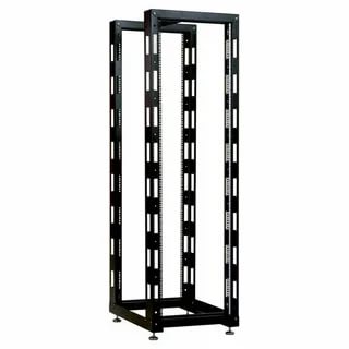 Стойка телекоммуникационная ЦМО (СТК-24.2-9005) 24U двухрамная,цвет черный !в одной коробке!