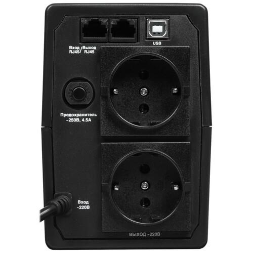 ИБП ExeGate SpecialPro UNB-800.LED.AVR.2SH.RJ.USB