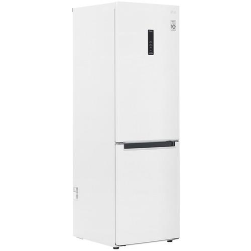 Холодильник с морозильником LG GC-B459MQWM белый
