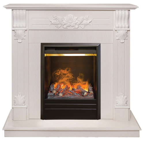Электрокамин RealFlame Ottawa WT белое золото с очагом 3D Olympic Электрокамин RealFlame Ottawa WT белое золото с очагом 3D Olympic