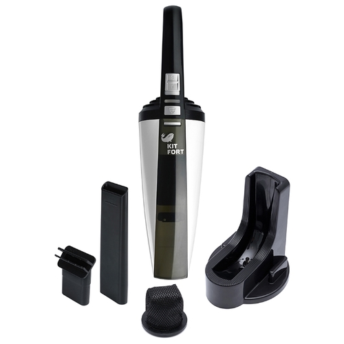 Пылесос ручной Kitfort КТ-529 белый/черный