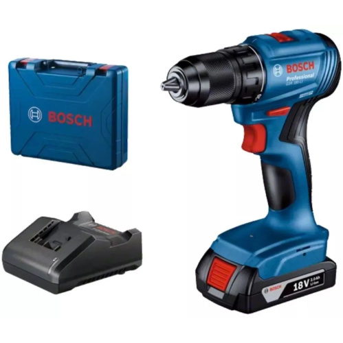 Дрель-шуруповерт Bosch GSR 185-LI кейс 1 АКБ (0.601.9K3.001)