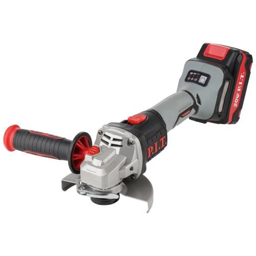 Шлифмашина угловая аккуммуляторная P.I.T. PWS20H-125D/1 с АКБ и ЗУ