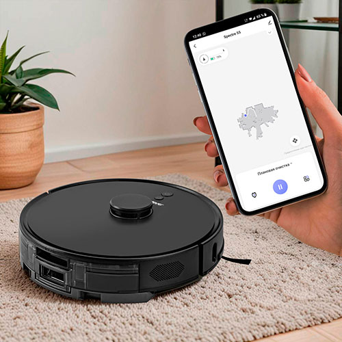 Робот-пылесос Endever Spectre-55 черный