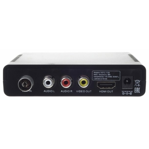 Ресивер DVB-T2 HARPER HDT2-1108 чёрный DVB-T, DVB-T2