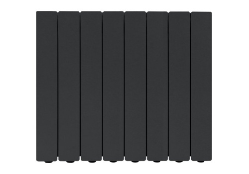 Алюминиевый радиатор отопления Fondital 500/100 Blitz Super B4  Black Coffee 8 секций