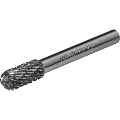 Борфреза твердосплавная Практика тип C цилиндрическая с закруглением (644-405) 8 х 20 мм, хвостовик 6 мм