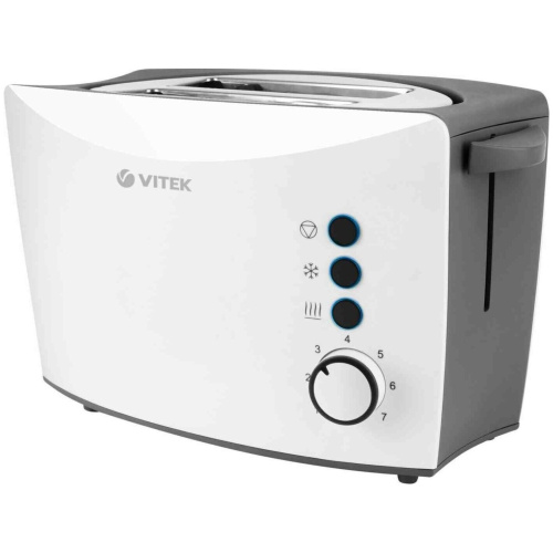 Тостер Vitek VT-7166MC белый/серый