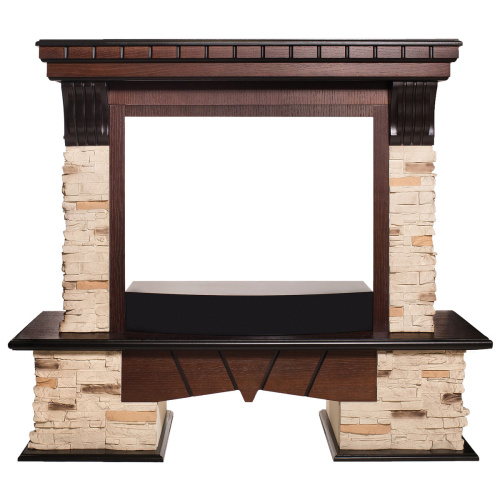 Портал каминный из МДФ RealFlame Rockland AO античный дуб