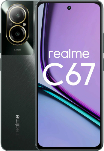 Смартфон Realme C67 6/128 Гб Черный Смартфон Realme C67 6/128 Гб Черный