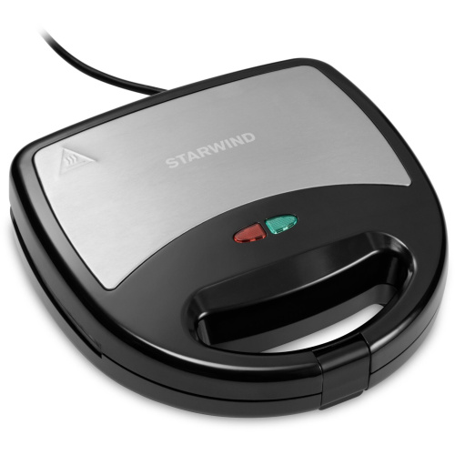 Сэндвичница Starwind SSW2346 черный/серебристый
