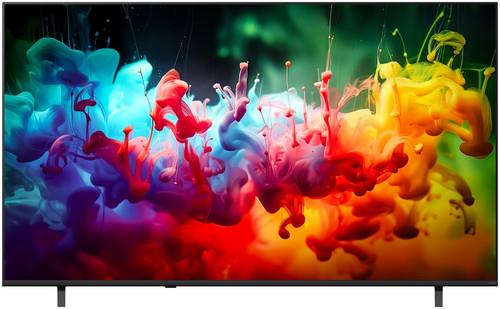 75" (189 см) Телевизор LG 75QNED72B6B черный
