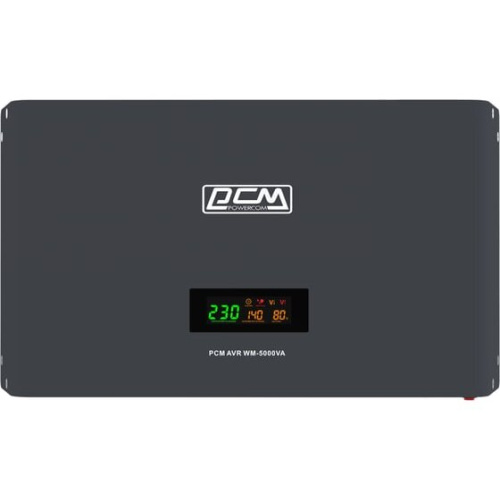 Стабилизатор напряжения POWERCOM WM-5000VA графитовый