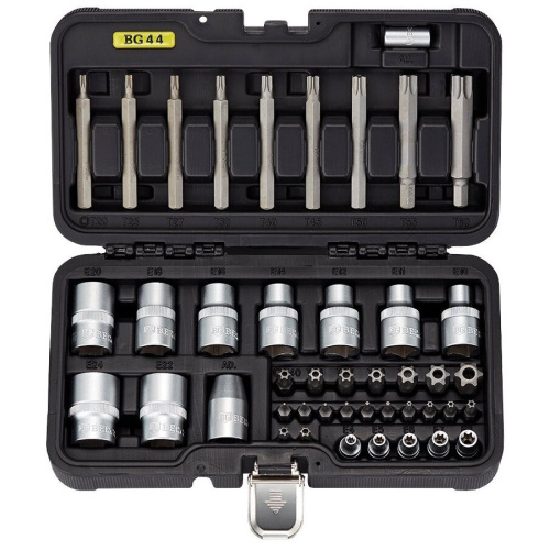 Набор бит и головок TORX BERGER BG044-1214 «КИЛЬ» 44 предмета