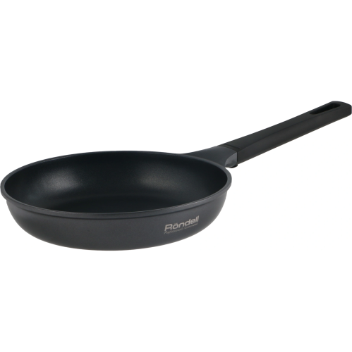 Сковорода Rondell Baselard RDA-2002 круглая 24см покрытие Xylan Plus ручка несъемная (без крышки) темно-серый