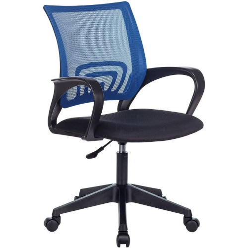 Кресло Бюрократ CH-695NLT/BL/TW-11 синий TW-05 сиденье черный TW-11 сетка/ткань крестов. пластик