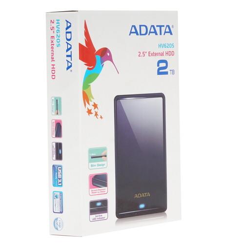 2 ТБ Внешний HDD ADATA HV620 Slim [AHV620S-2TU31-CBL]