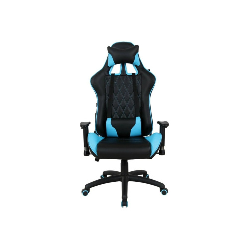 Кресло игровое BRABIX GT Master GM-110 (531928) экокожа, черное/голубое