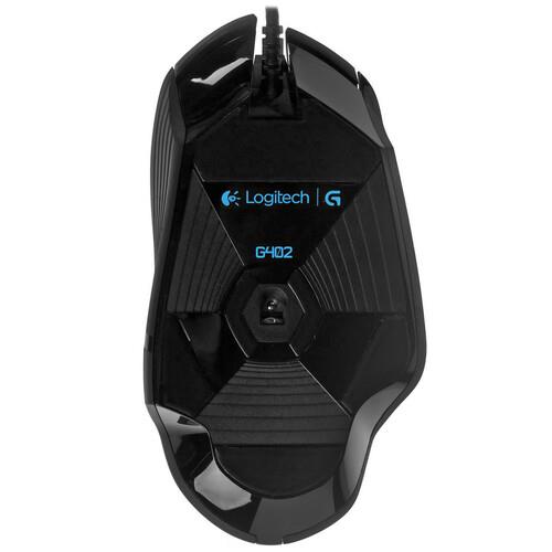 Мышь проводная Logitech G402 Hyperion Fury [910-004067] черный
