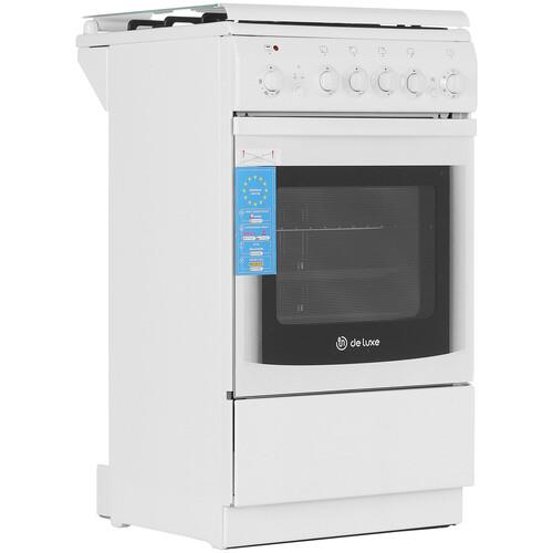 Комбинированная плита De Luxe 5040.20ГЭ (КР) ЧР белый