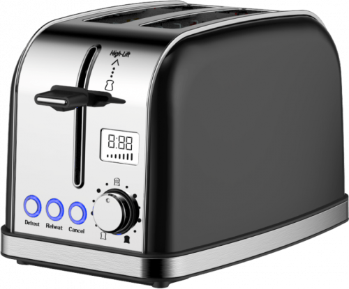 Тостер MAUNFELD MF-821BK черный