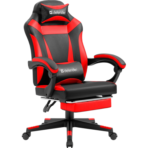 Кресло DEFENDER Cruiser (64344) игровое Black/Red PU
