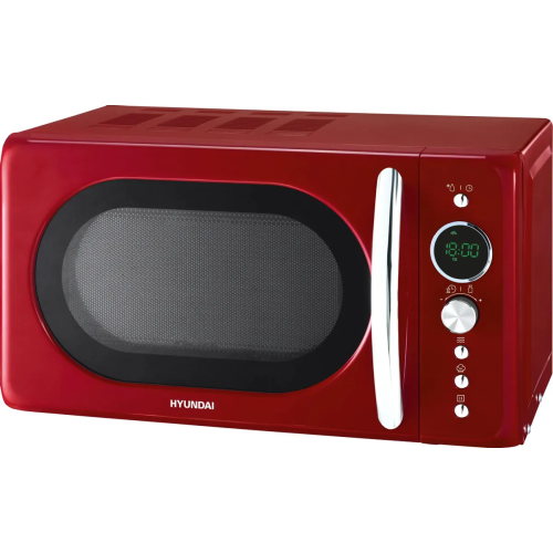 Микроволновая печь Hyundai HYM-D3037 красный/серебристый