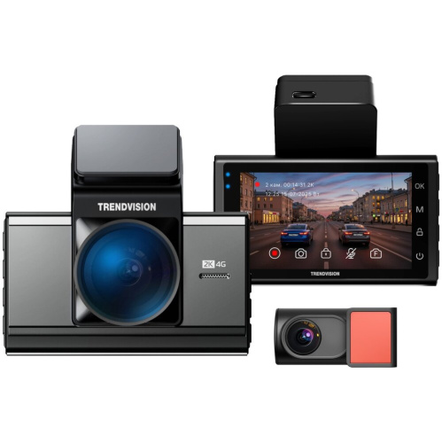 Видеорегистратор TrendVision Online Air 4G черный