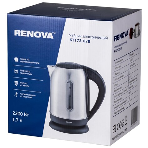 Чайник RENOVA KT17S-02B