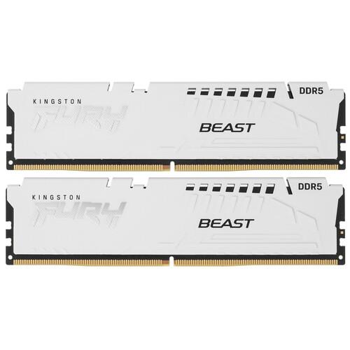 Оперативная память Kingston FURY Beast White [KF556C40BWK4-128] 128 ГБ