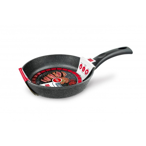 Сковорода НЕВА-МЕТАЛЛ 18120 Каменная Чёрный гранит