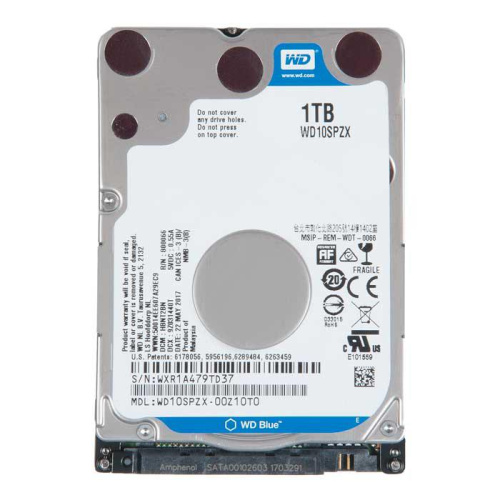 HDD Western Digital WD Blue WD10SPZX 2,5" 1.0TB 5400rpm Sata3 128MB