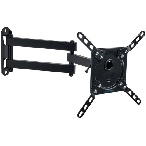 Кронштейн для телевизора Kromax DIX-14 черный 15"-42" до20кг поворотно-выдвижной и наклонный