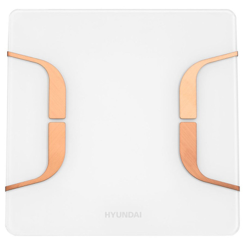 Весы напольные Hyundai H-BS03871 белый