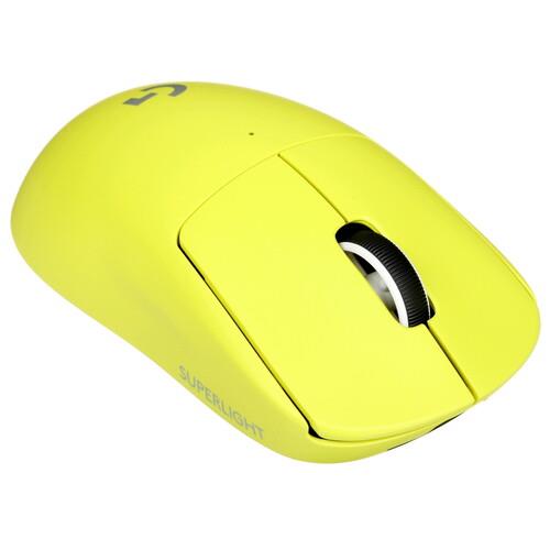 Мышь беспроводная Logitech G PRO X SUPERLIGHT [910-007133] желтый
