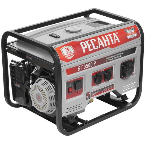 Электрогенератор бензиновый Ресанта БГ 9500 Р