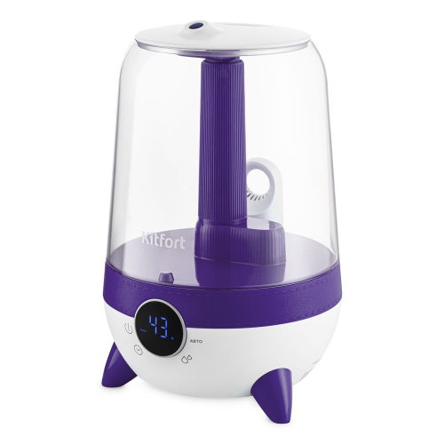 Увлажнитель воздуха Kitfort КТ-2829-1 белый/фиолетовый