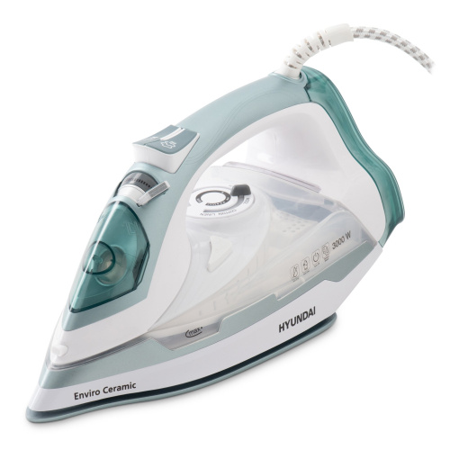 Утюг Hyundai H-SI01223 3000Вт белый/изумрудный