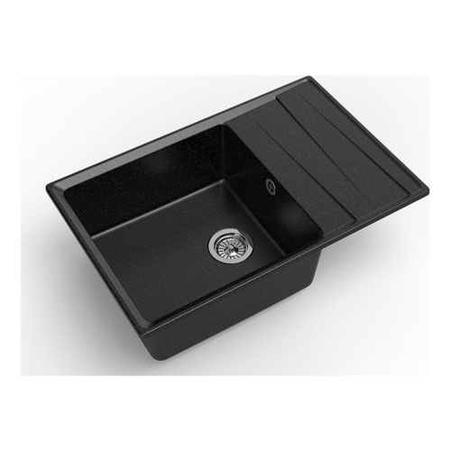 Мойка GranFest Level GF-LV-760L мрамор, черный