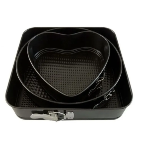 Набор разъёмных форм для выпечки LARA LR11-20 квадрат