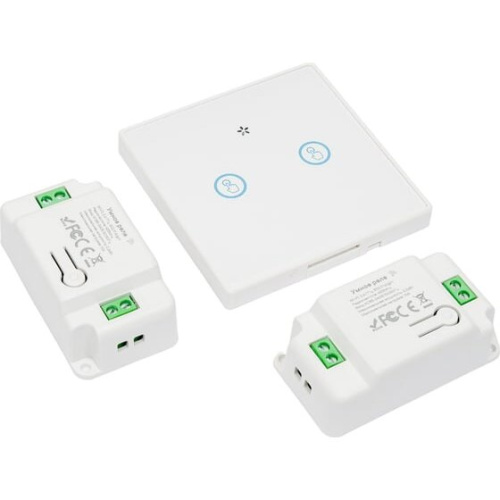 Умный выключатель Sibling Powerlite M2 2 клавиши белый