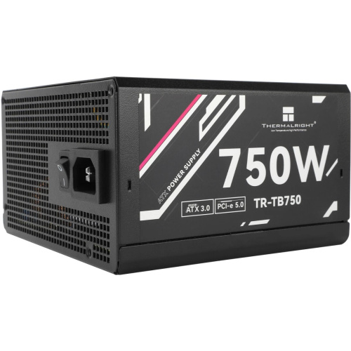 Блок питания Thermalright TR-TB750 750W 80+ Bronze (ATX, 3.0, PCIe 5.0, Full modular, 1x24(20+4)pin, 2xCPU 8(4+4)pin, 4xPCIe*2 8(6+2)pin)