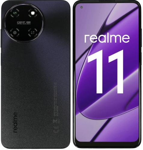 6.4" Смартфон Realme 11 256 Гб Черный
