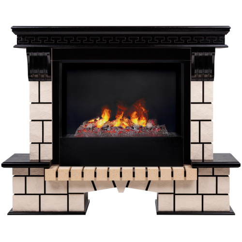 Электрокамин RealFlame Stone 26 AO античный дуб с очагом 3D Cassette 630 Электрокамин RealFlame Stone 26 AO античный дуб с очагом 3D Cassette 630